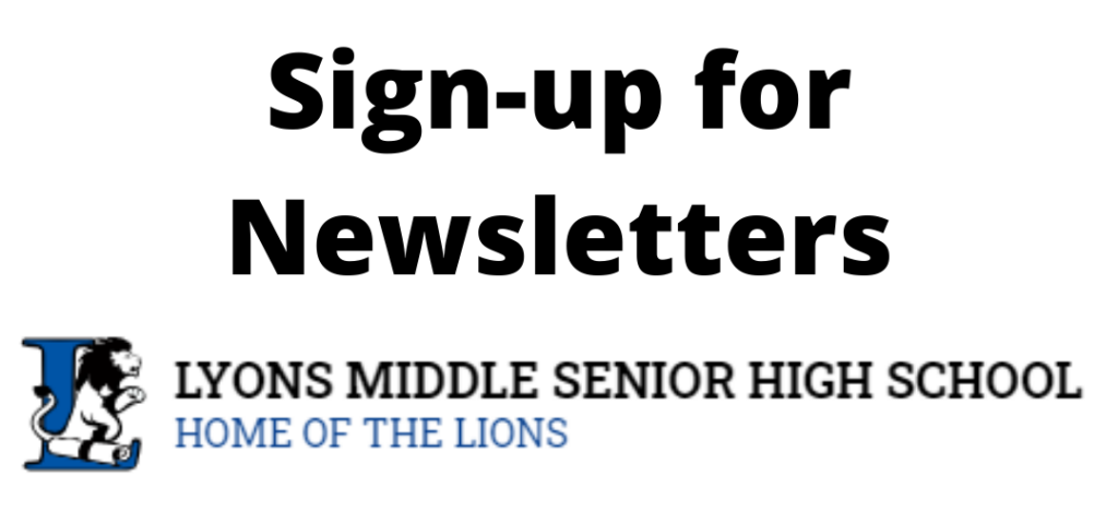 Sign-up for Newsletters