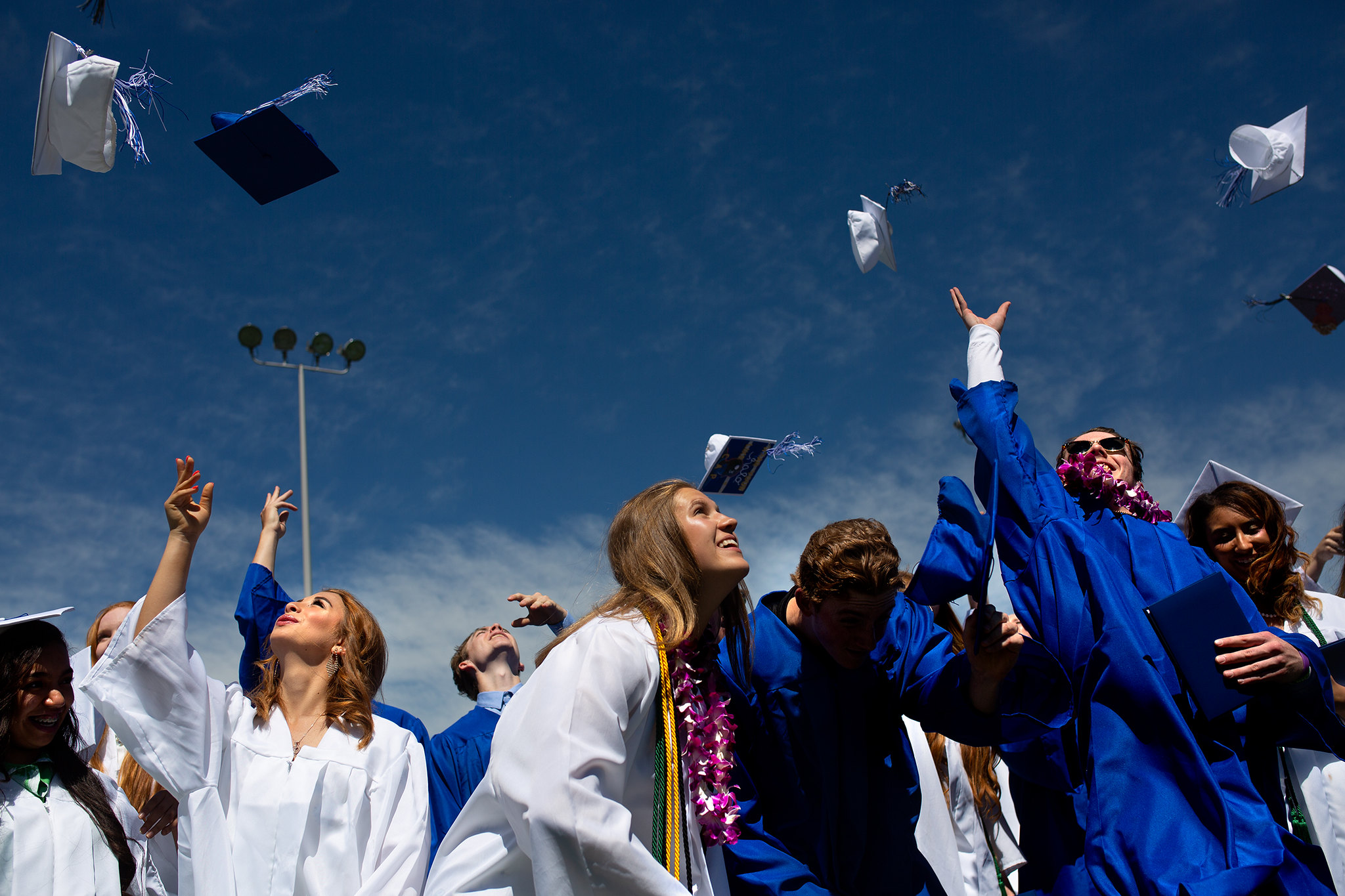 graduation cap toss